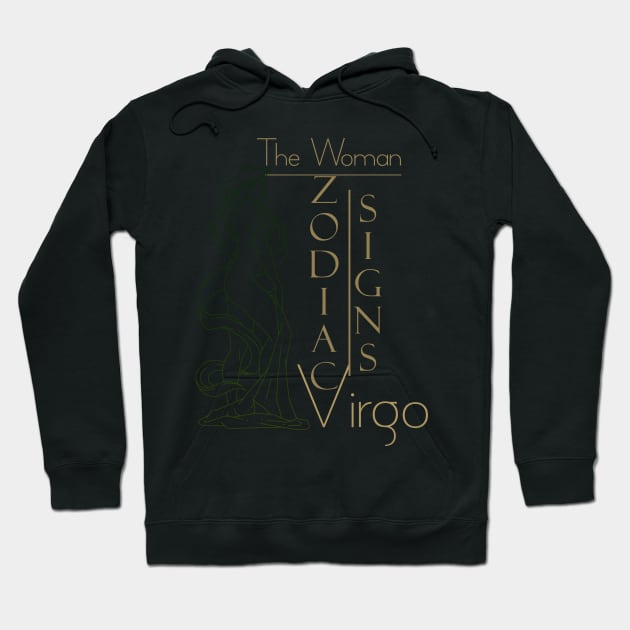 The women  Virgo Hoodie by KrasiStaleva